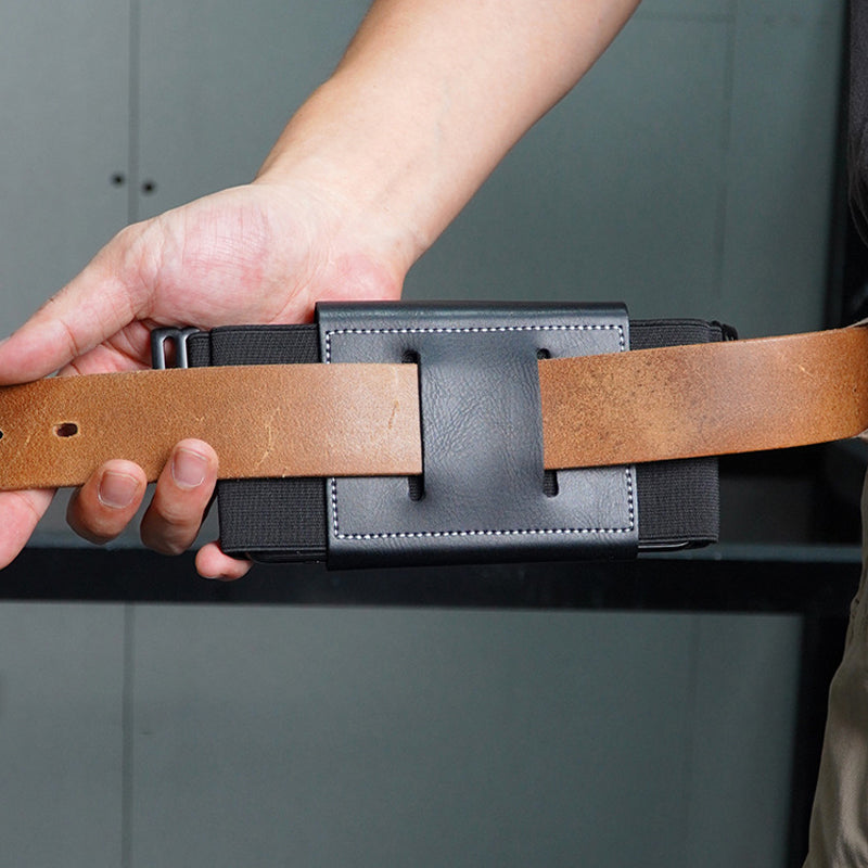 Invisible, anti-theft stretch fanny pack