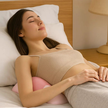 SpineEase | Memory Foam Lumbar Support Pillow – Back Pain Relief – Breathable Cover – Ergonomic Sleep Aid Karnz