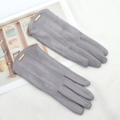 Classic Suede Women's Gloves - SuaveTouch