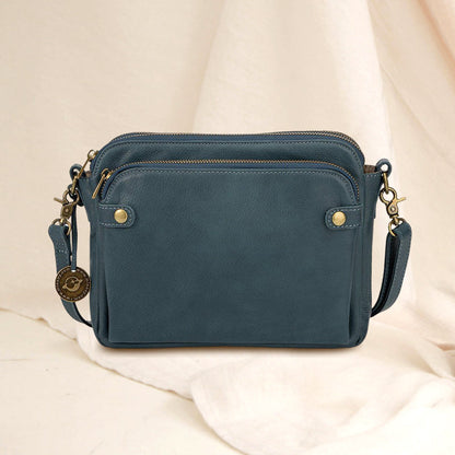 Kalsten | Three-Layer-Leather-Crossbody-Shoulder- & Clutch-Bag