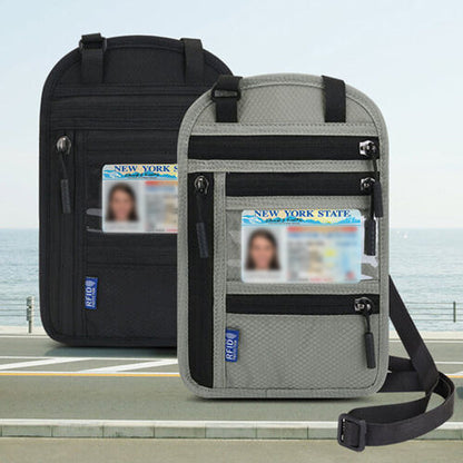 Kalsten | Travel Neck Pouch Neck Wallet with RFID Blocking Passport Holder