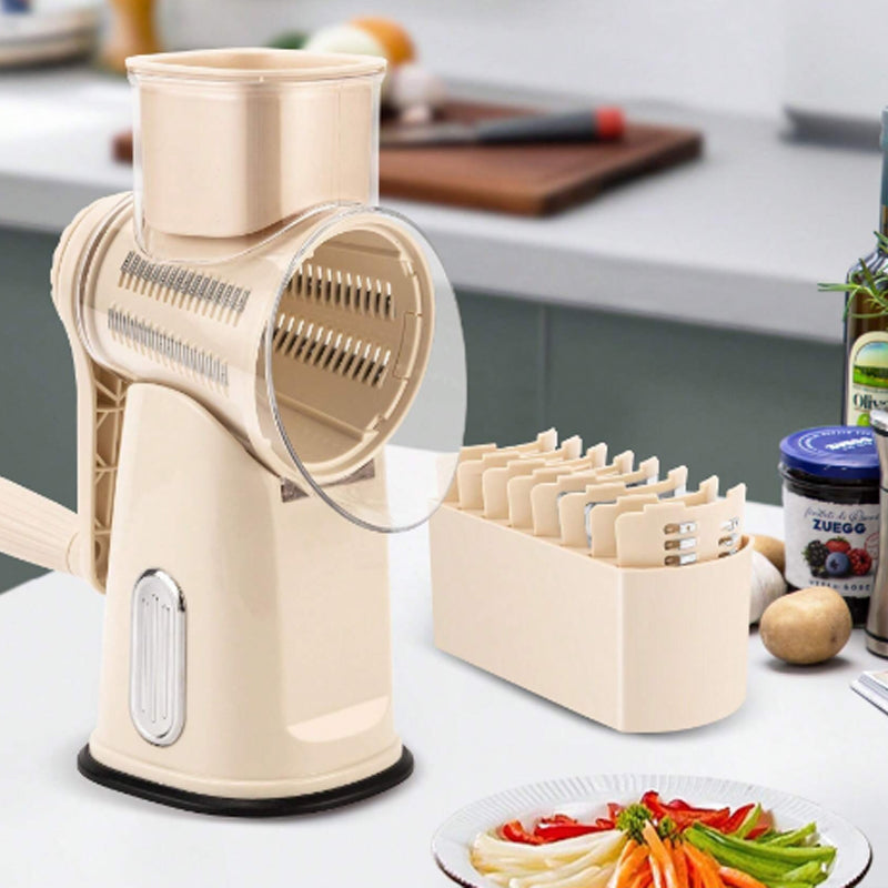 5 in 1 Vegetable Cutter Slicer, Rotary Cheese Grater | Bowlift