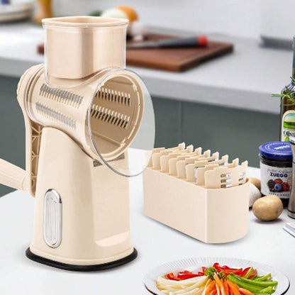 5 in 1 Vegetable Cutter Slicer, Rotary Cheese Grater | Bowlift