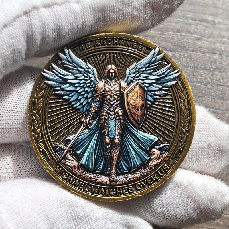 Skanto | Archangel Michael Watches Over Us Challenge Coin
