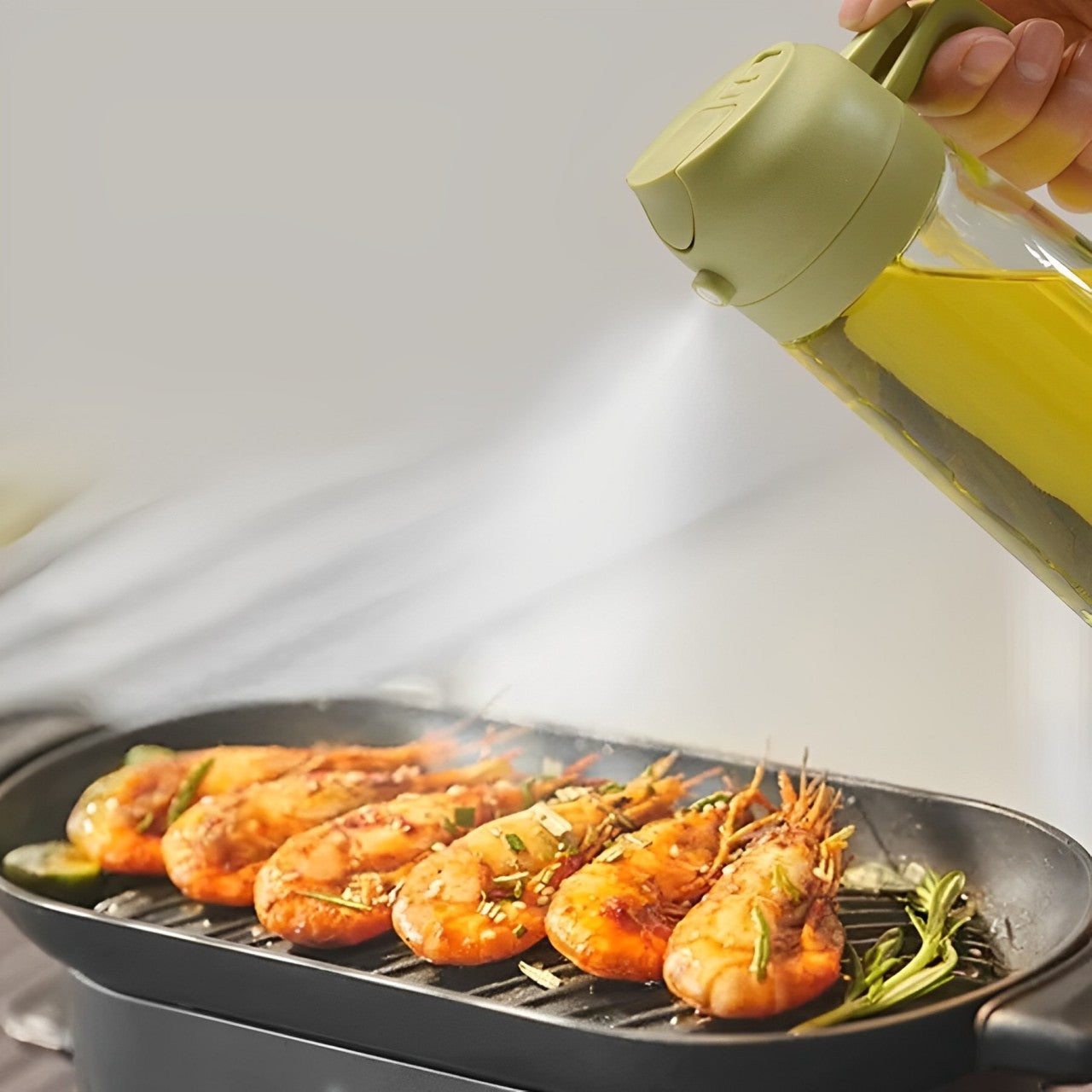 Skanto | 2-in-1 Olive Oil Dispenser & Sprayer – Perfect for Cooking, Salads, and BBQ