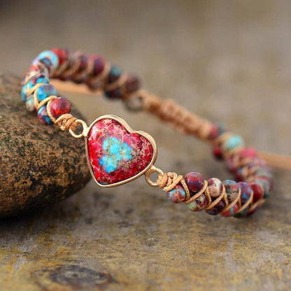 Skanto | Heart Jasper Bracelet