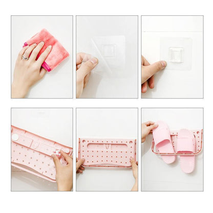 Shoe rack with integrated wall mount for wall mounting | Karnz