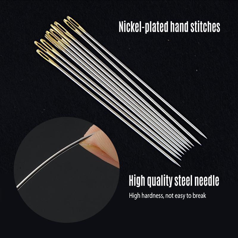Self-threading needles