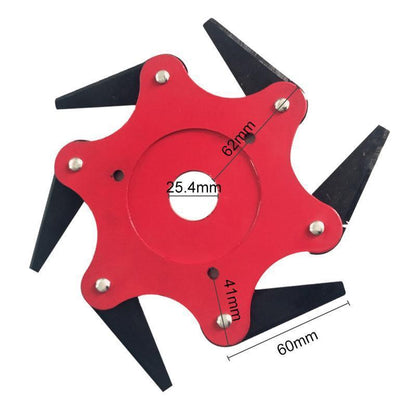 Universal 6-blade trimmer head