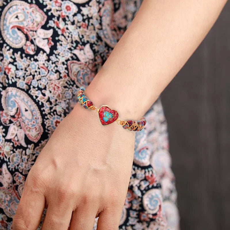 Skanto | Heart Jasper Bracelet
