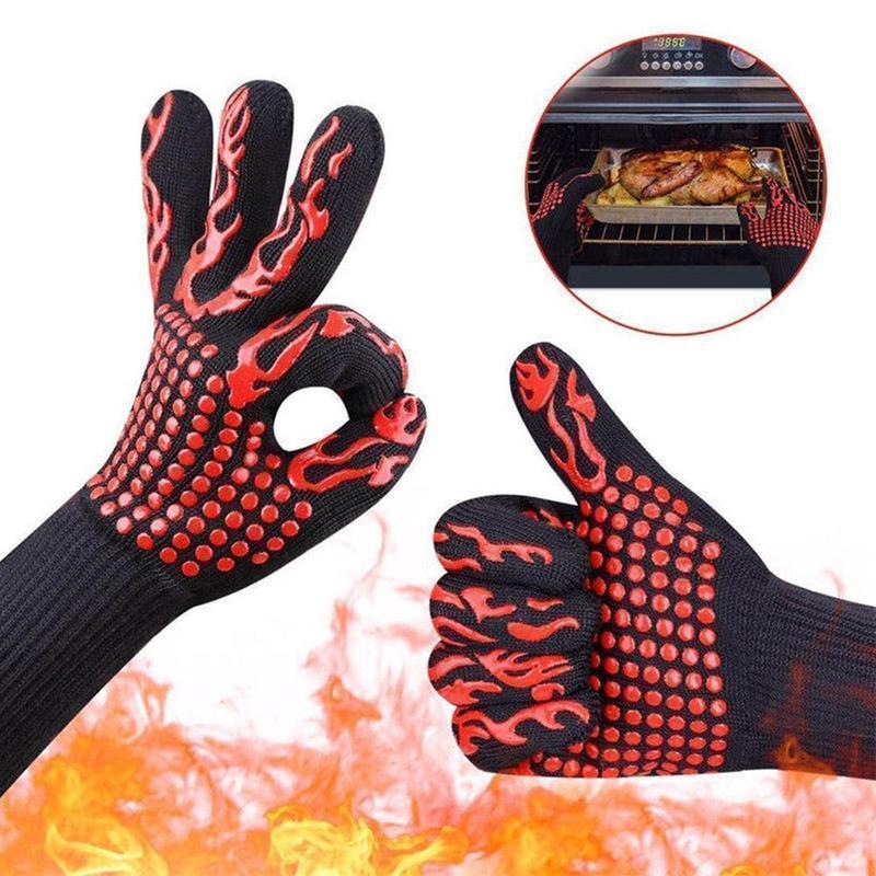 Bequue professional grill gloves heat-resistant gloves - 1 pair | Brehn