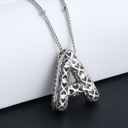 Skanto | Alphabet Diamond Pendant Necklace