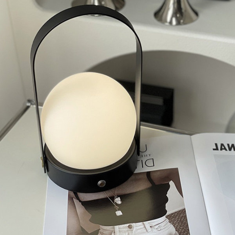 BowLift | Royelux The Carrie Lantern Wireless Pendant Lamp - Portable LED Lamp with Adjustable Brightness