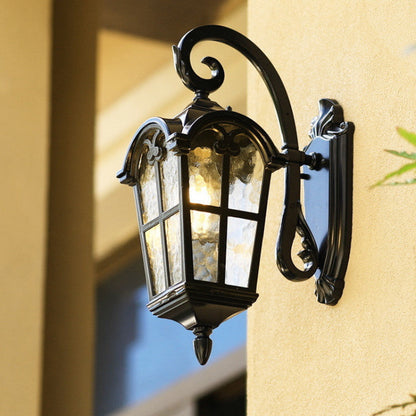 Skanto | Skanto Solar Waterproof Outdoor Wall Lamp | Vintage Design with Remote Control for Porch, Patio & Garden