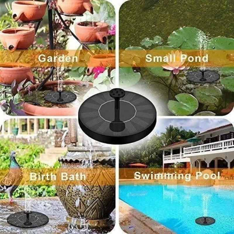 Skanto | Solar-Powered Bird Fountain with Light