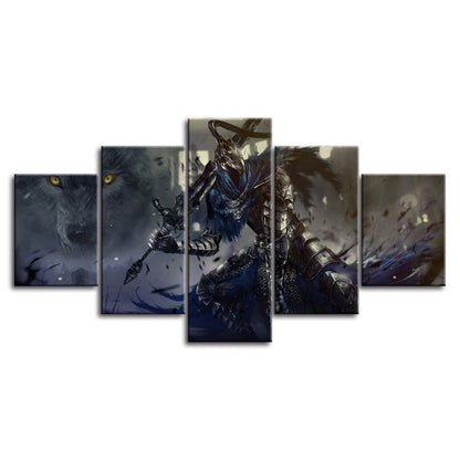 Dark Souls - 5 Piece Canvas Wall Art Painting | Bowlift