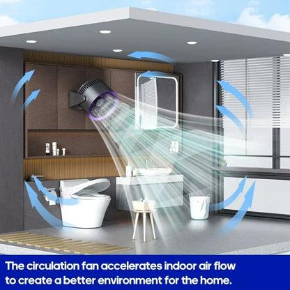 Wireless portable quiet fan circulator air cooler | Karnz