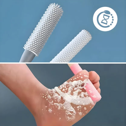 Deep Dirt And Dead Skin Removal – Soft Silicone Bristles – Sensitive Feet And Daily Hygiene Bowlift