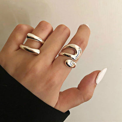 Skanto | Drop Hoops Ring
