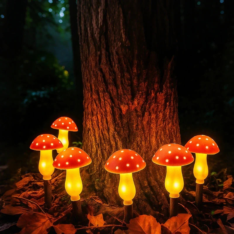 BowLift | MoonlitMushrooms Solar Garden Lights