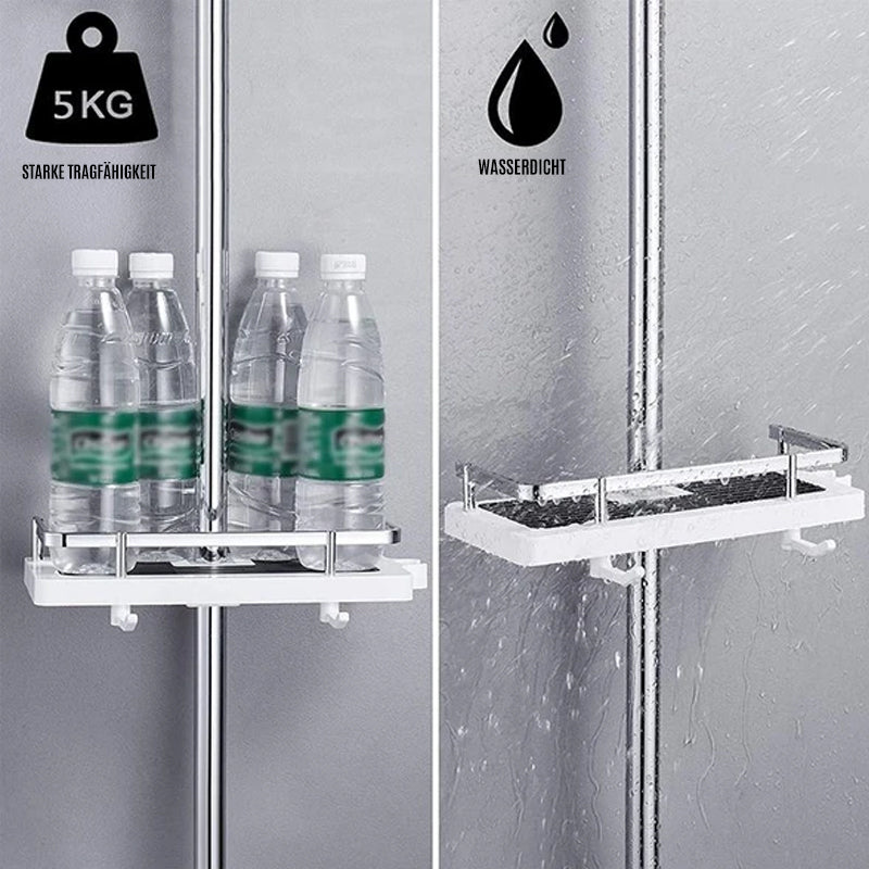 Shower Rod Storage Rack | Karnz