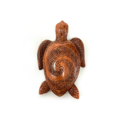 Wood sculpture Hawaii turtle | Bowlift