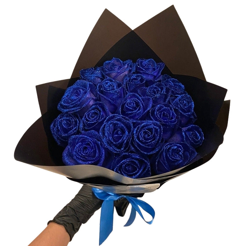 LumiPetal Glitter Roses – Decorative Garlands for Party and Gift | Garland