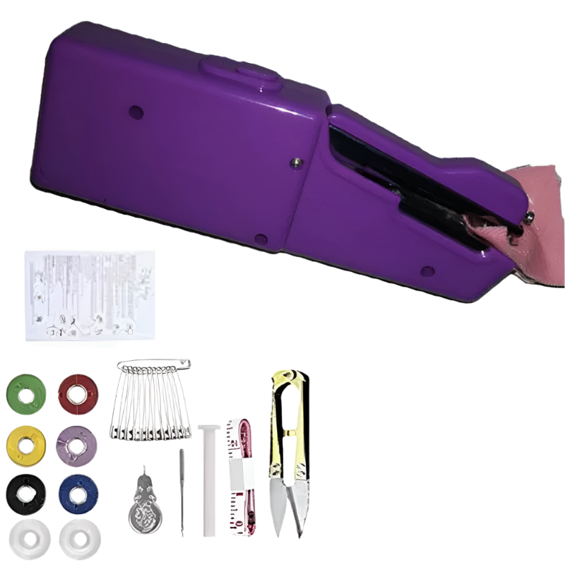 Portable hand sewing machine for quick repairs Karnz