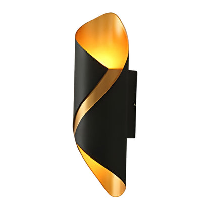 BowLift | Wall light modern black aluminium outdoor sconce