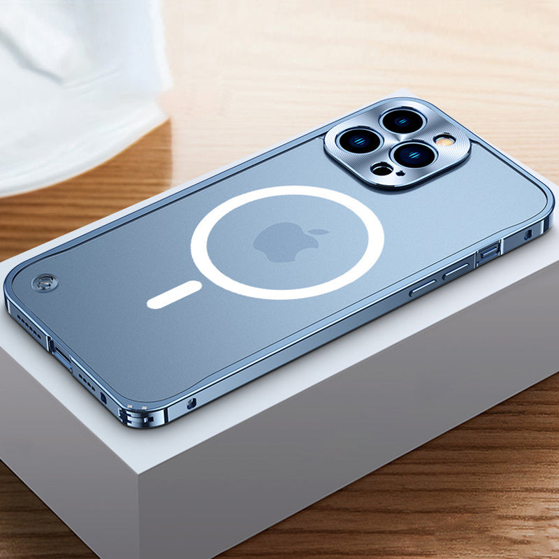 BowLift | Metal Frame Magnetic Charging Case For iPhone