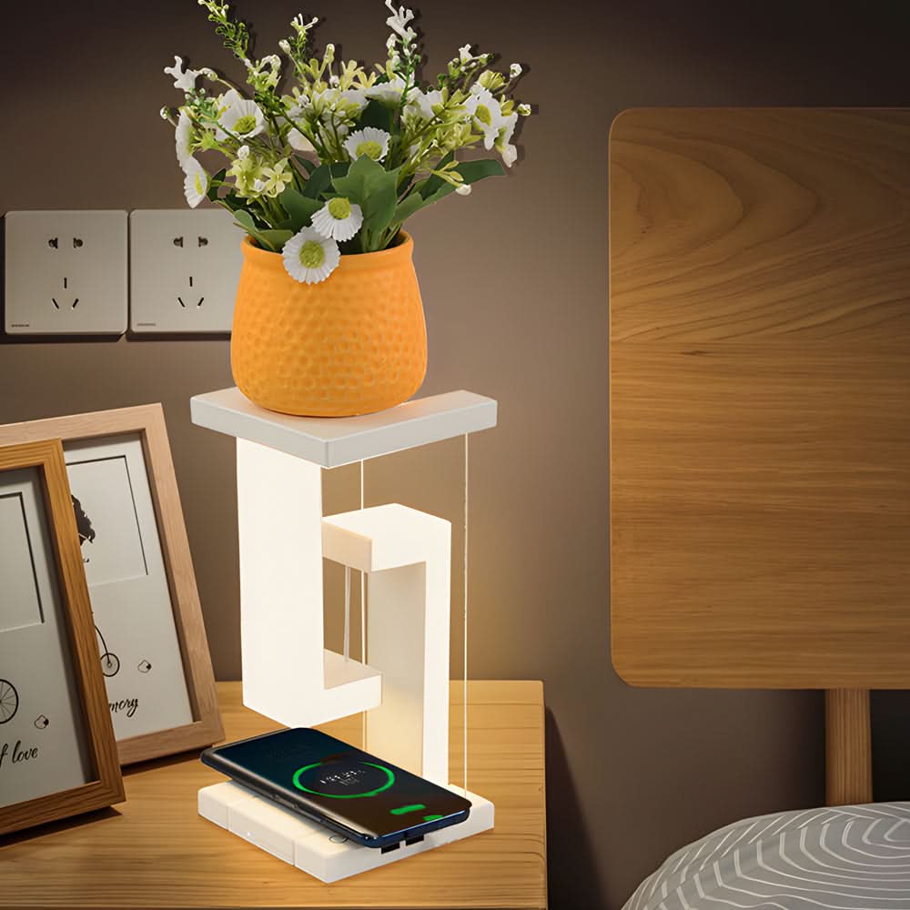 Skanto | Floating LED Table Lamp with Wireless Charging