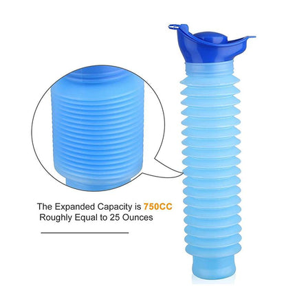 Collapsible water bottle – Your urinal for the car