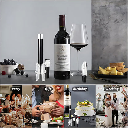 Skanto | Air Pump Corkscrew Set for Cork Removal