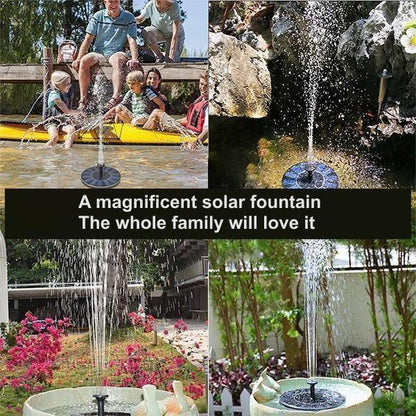 Skanto | Solar Bionic Fountain for Gardens Floor / Ground Bath