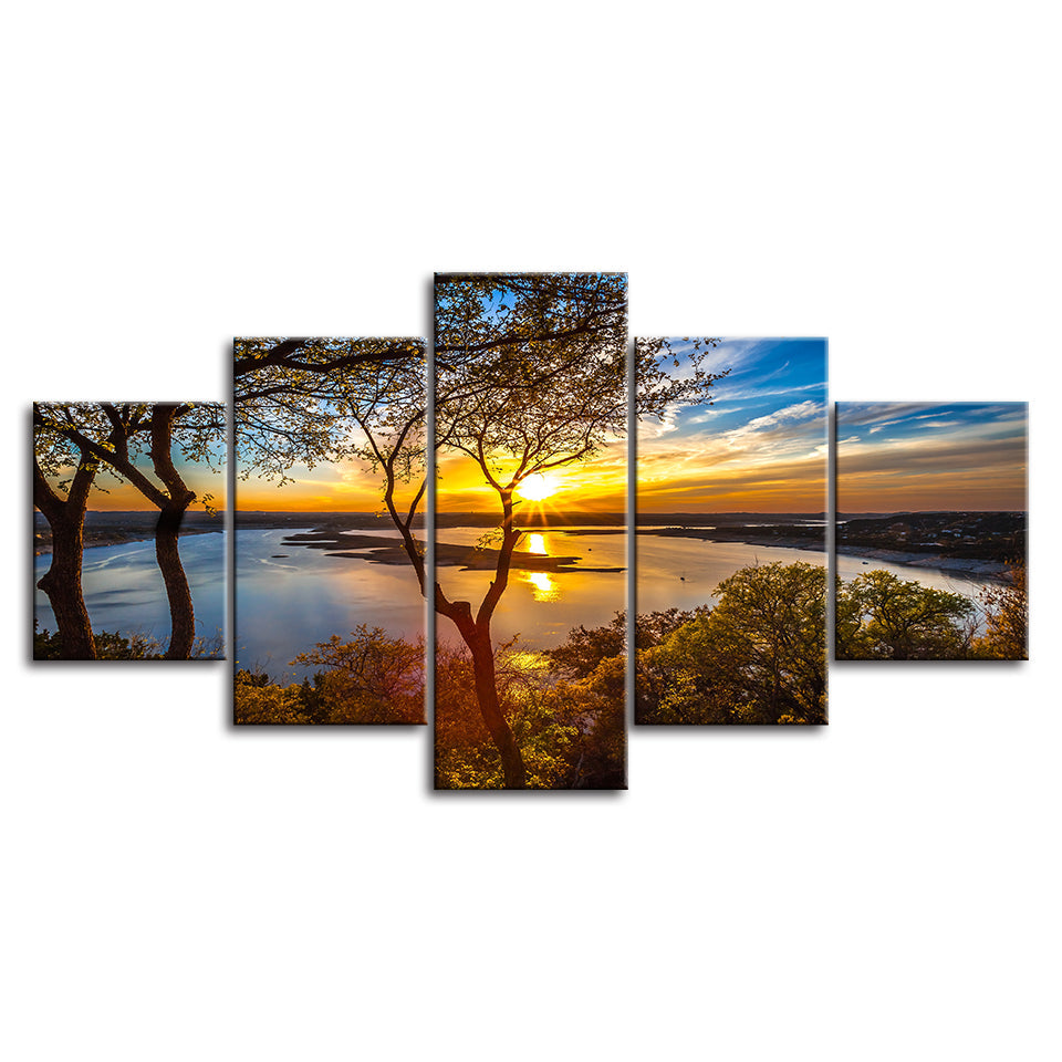 Warm Landscape - Canvas Wall Art Painting | Bowlift