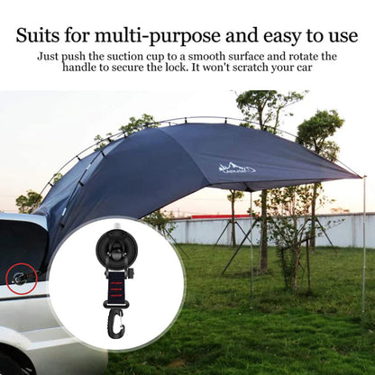 Heavy-duty vacuum suction cup with hook | Karnz