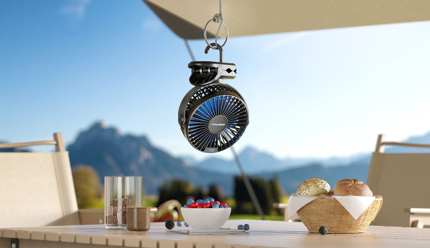 Portable Clip-On Fan - Battery-Operated Stroller Fan | Karnz