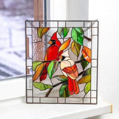 Skanto | Rectangular Bird Window Decoration