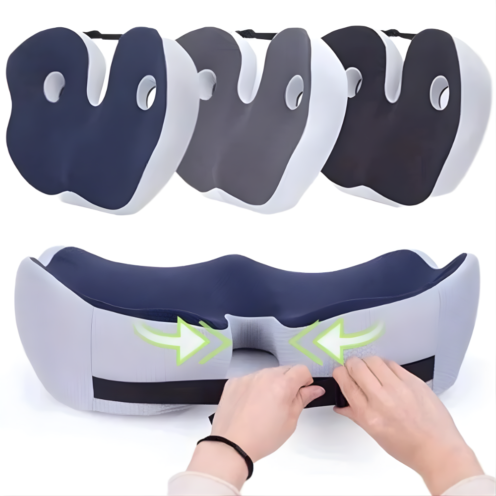 Skanto | Memory Foam Seat Cushion Orthopedic Pressure Relief Adjustable