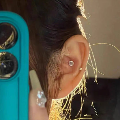 Karnz | Magnetic Zircon Stud Ear Clip