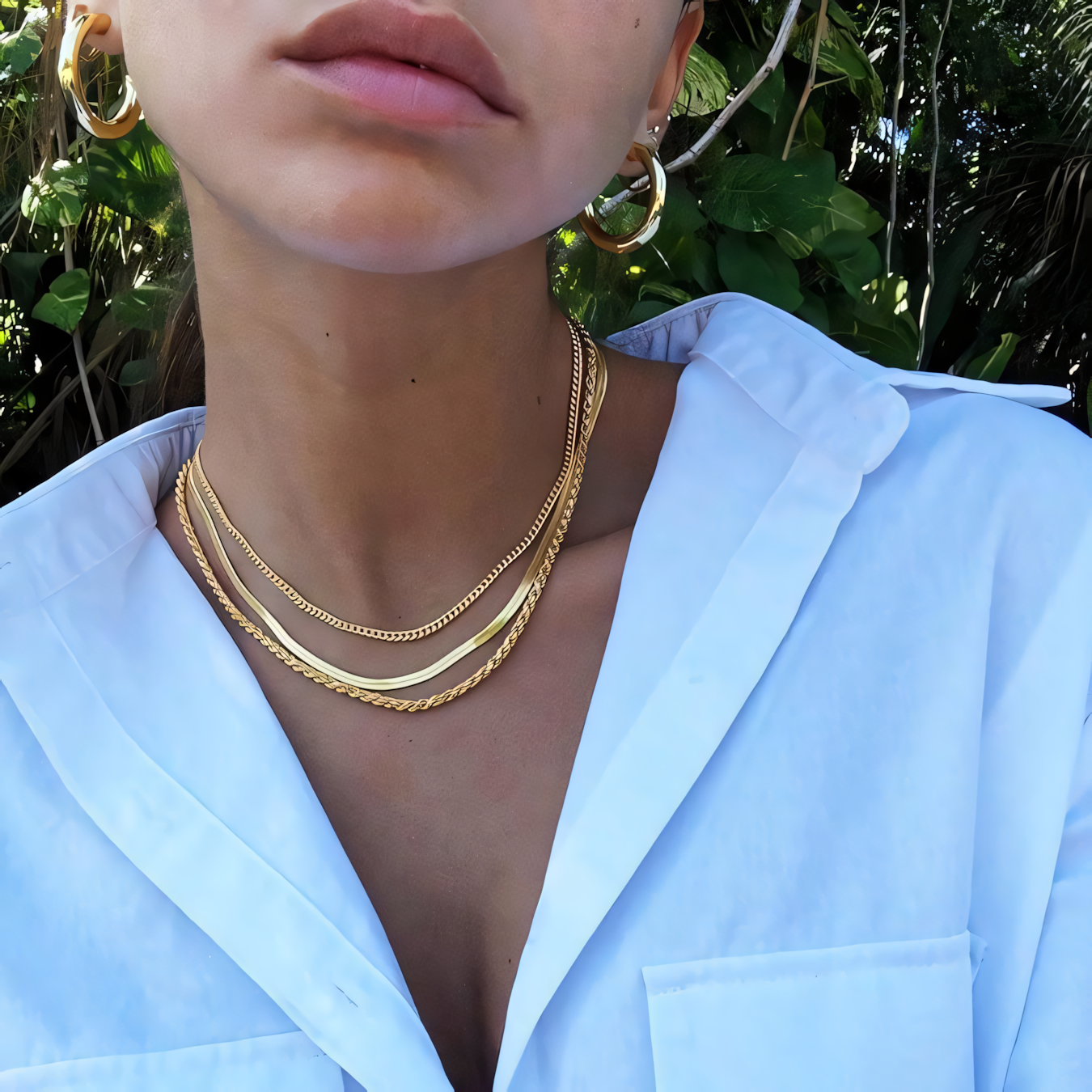 BowLift | 3pc Classic Necklace Choker Stack