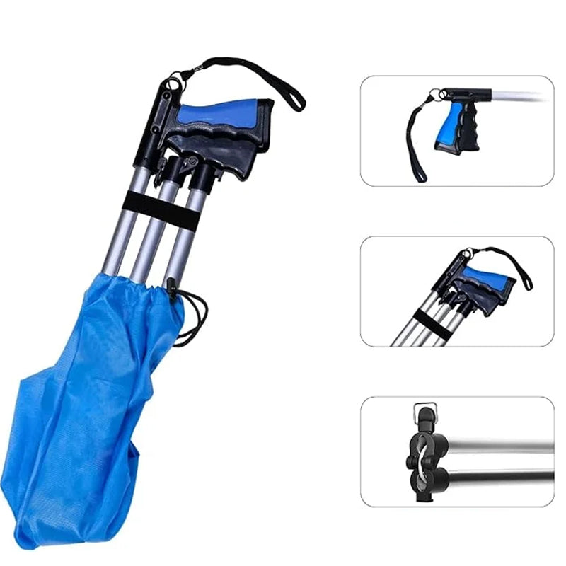 Folding Grabber with 360° Rotating Clip | Skanto