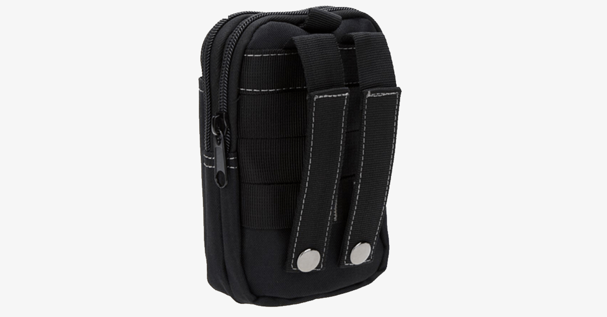 Kalsten | Military Waist Bag - Made of Nylon - Waterproof Design - Zipper Closure - Attach with Belt - Travel Gear - Outdoor - Available in 3 Colors
