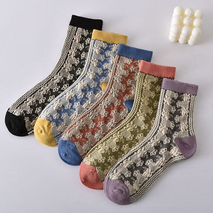 BowLift | Women's Floral Cotton Socks (10 Pairs)
