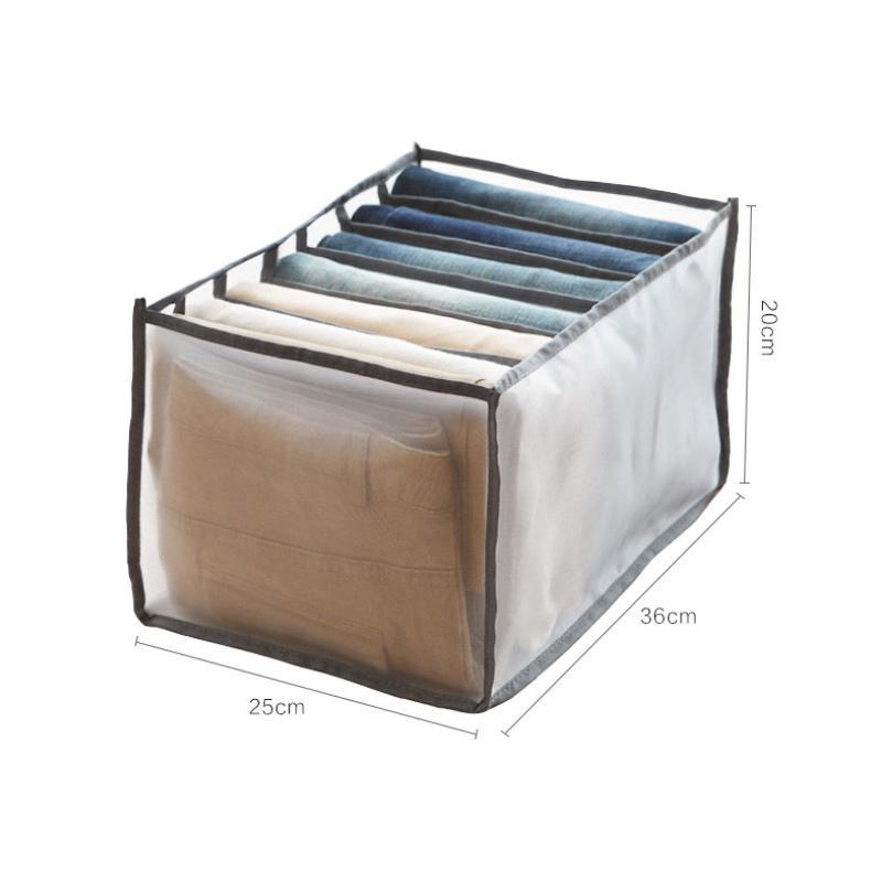 7 Grids Wardrobe Clothes Mesh Divider Organizer | Bowlift
