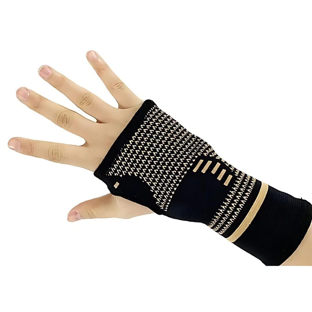 Skanto | FlexSupport Wrist Brace with Heat Pad for Back Pain – Breathable Support for Injuries, Chronic Pain, and Post-Surgery Rehabilitation