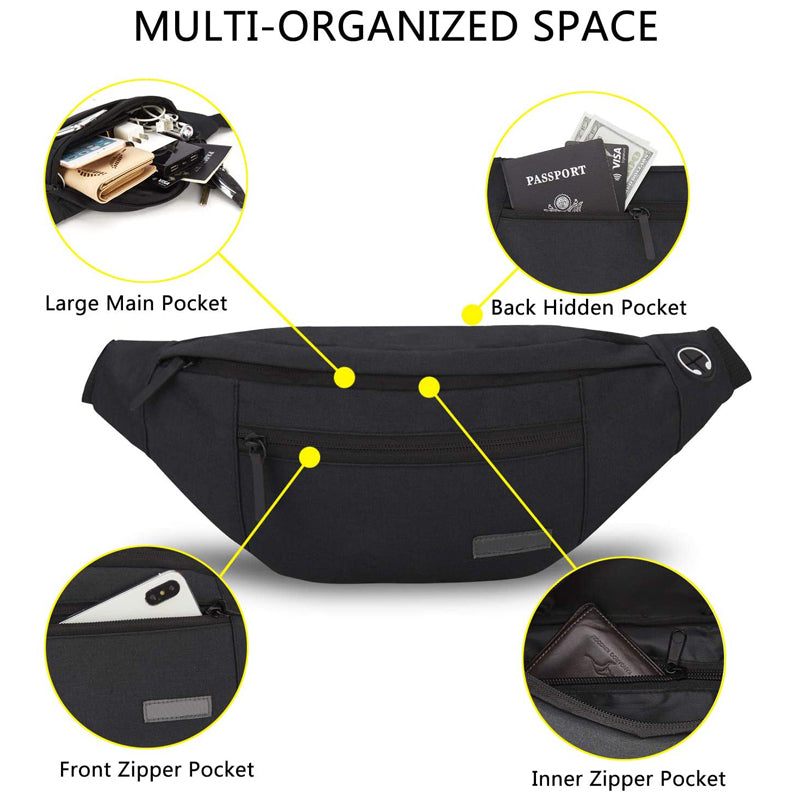 Skanto | Large Crossbody Fanny Pack Belt Bag