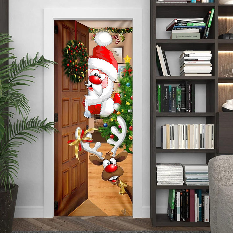Skanto | The Nightmare Before Christmas | Outdoor Decorations | Jack Skellington Door Cover