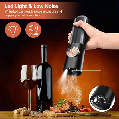 Skanto | Noble Electric Salt and Pepper Grinder with Battery