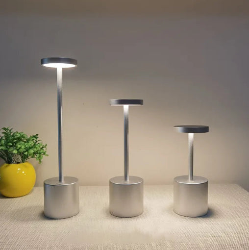 Frendorf | LumaLite Rechargeable LED Table Lamp | Wireless | Dimmable | Modern Design for Restaurants and Home